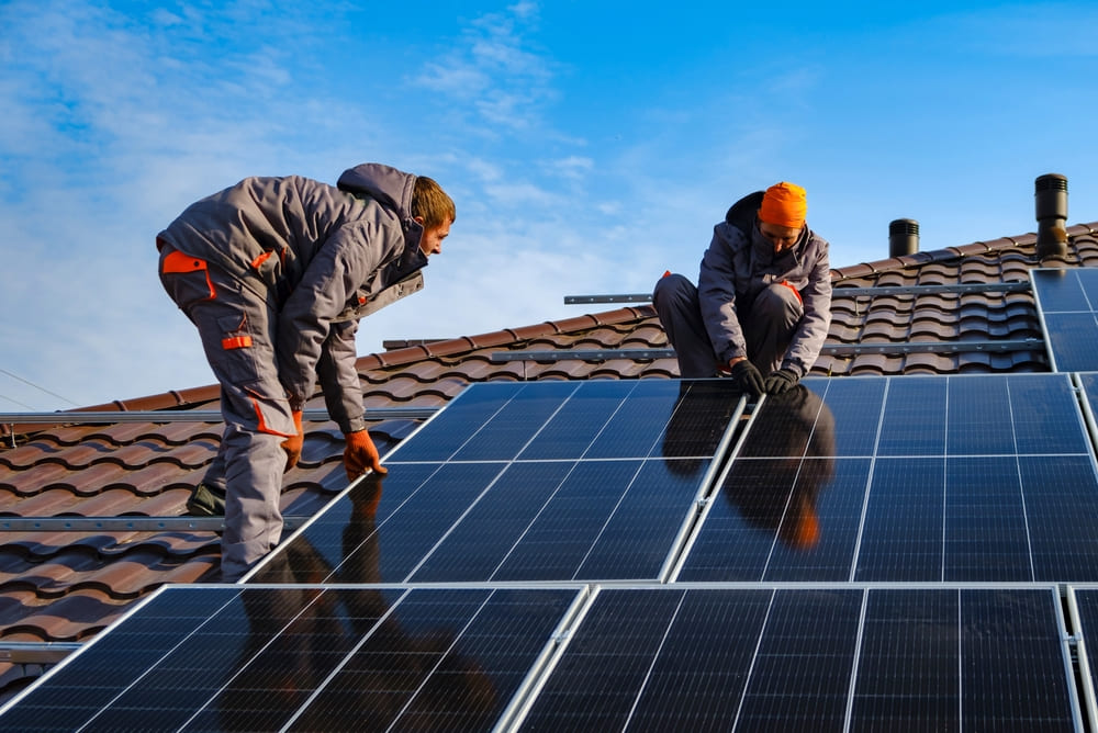 instalação de painéis solares